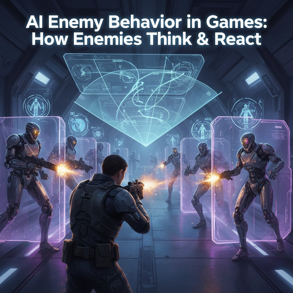 AI Enemy Behavior in Games: How Enemies Think & React