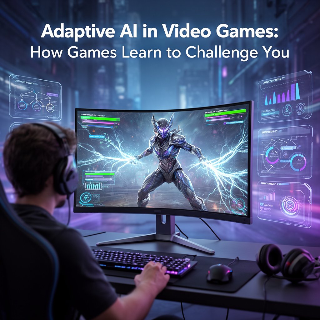 Adaptive AI in Video Games: How Games Learn to Challenge You