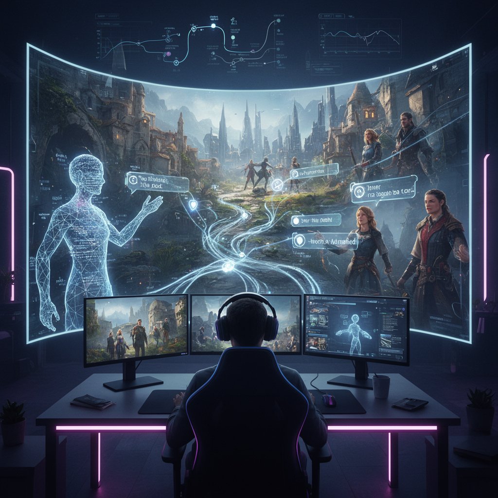 Dynamic Storytelling with AI in Games