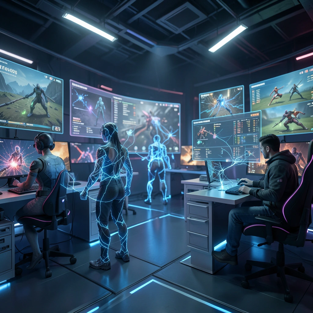 Training game bots with AI