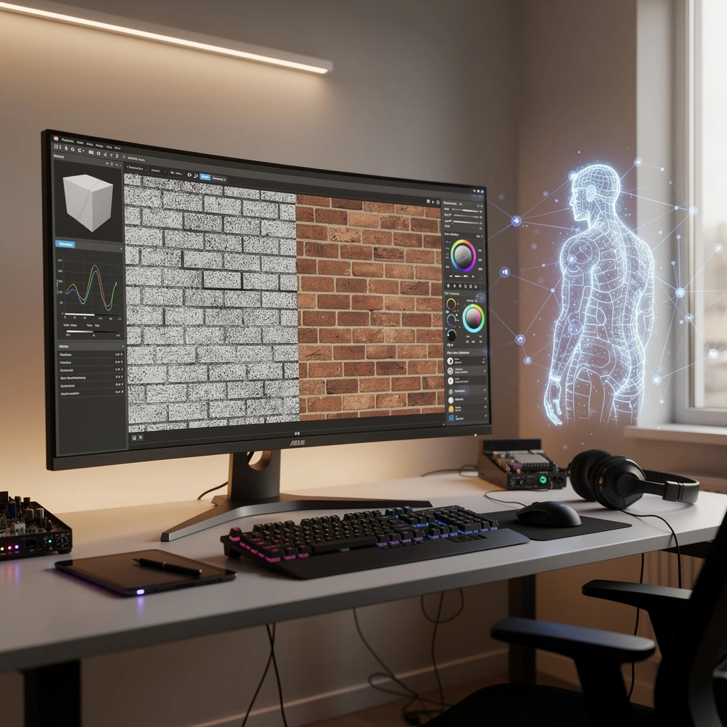 AI generated textures in games