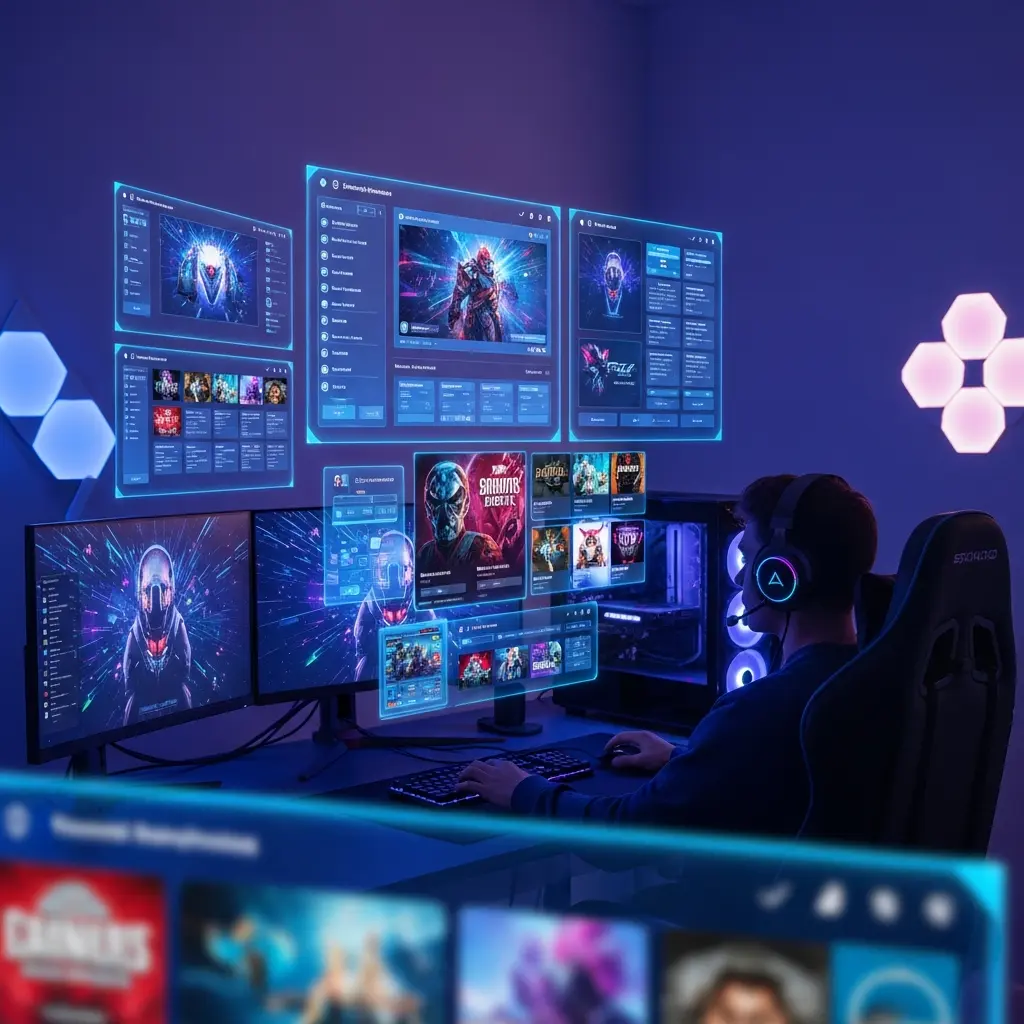 AI recommendation systems for games