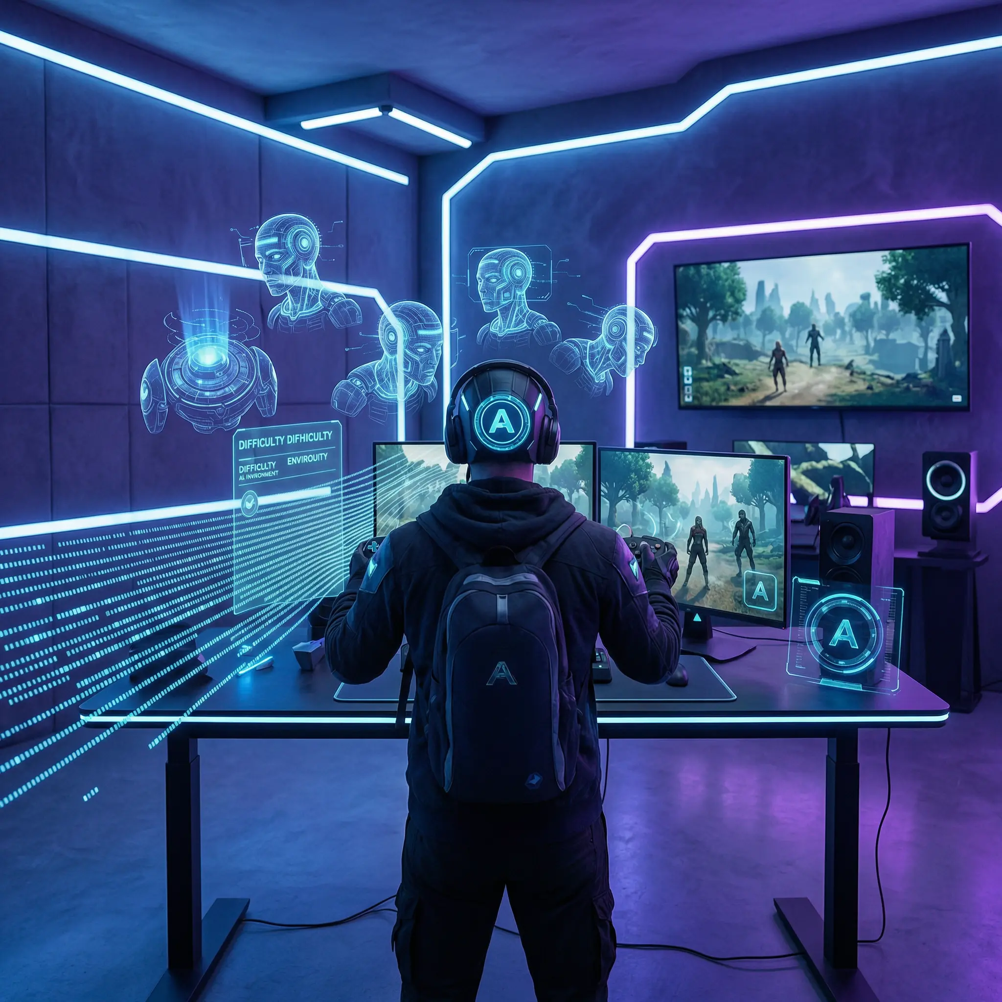 AI customizing gameplay experience